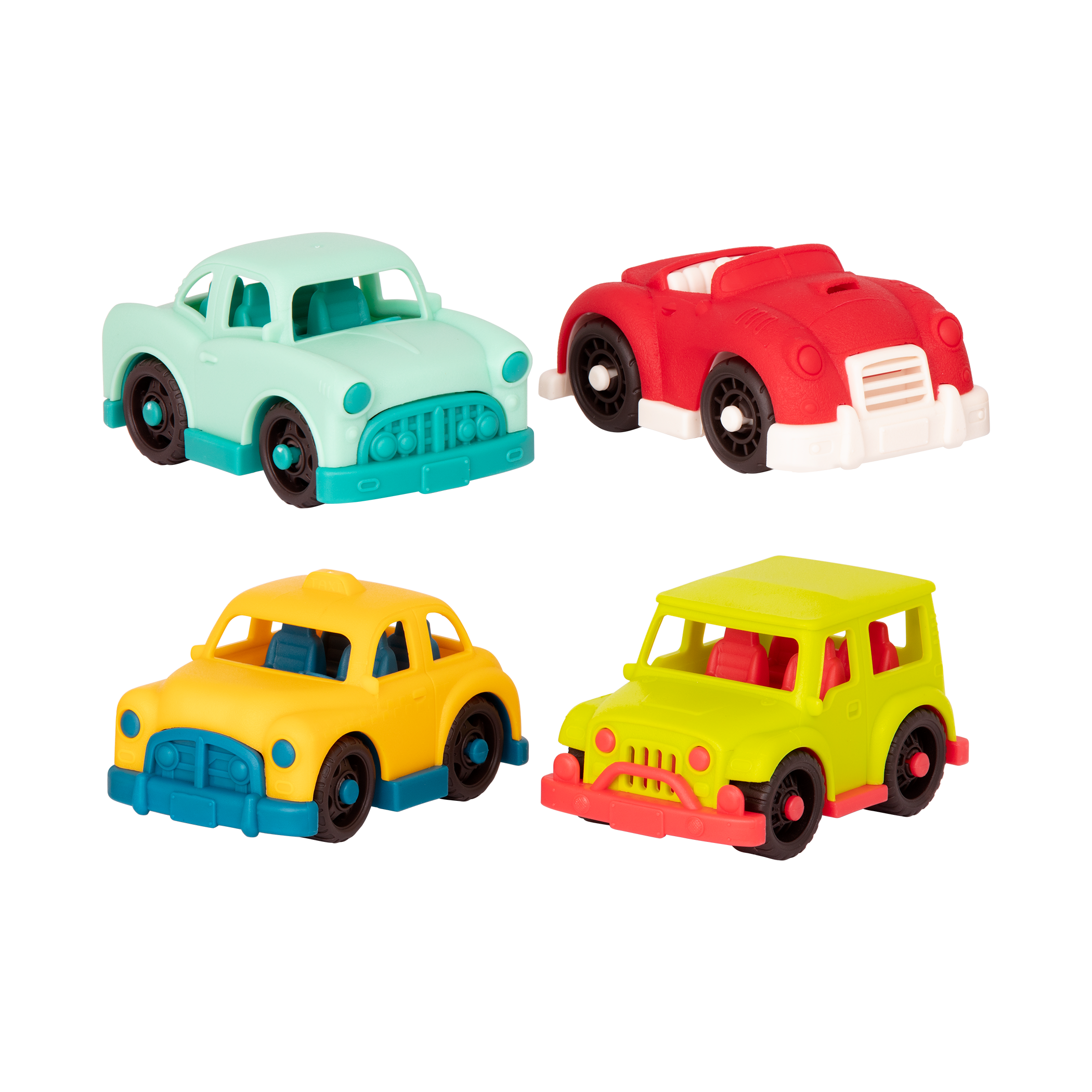 Mini Vehicles Mini Car Taxi 4x4 Roadster B. toys B.toys