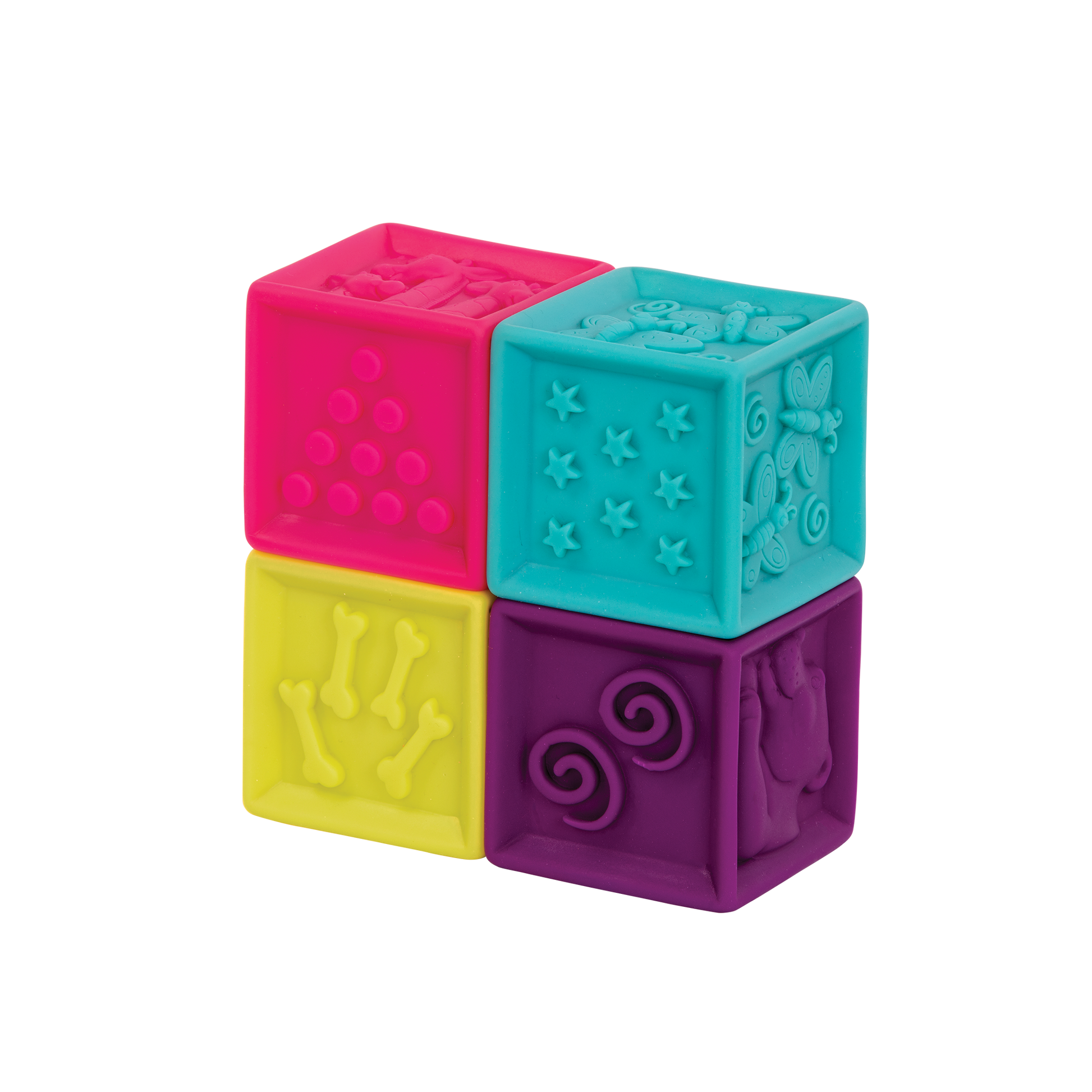 Building blocks and stacking rings.