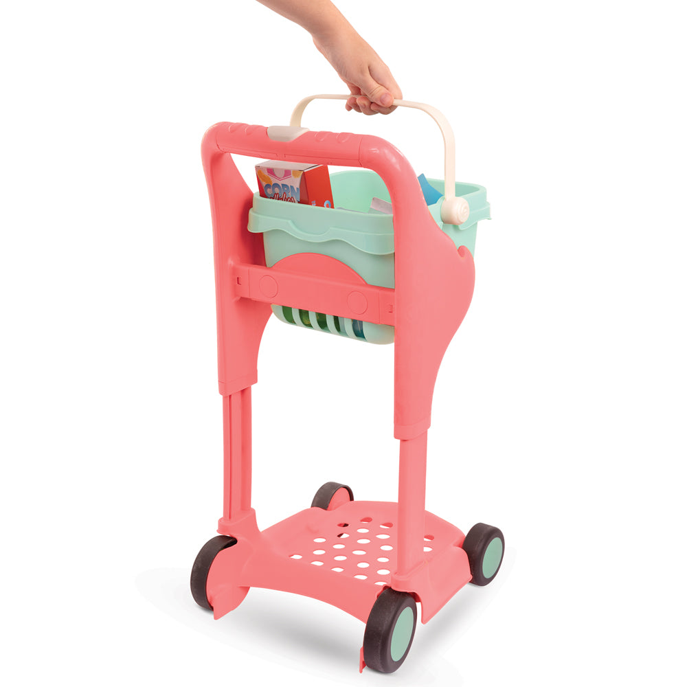 Shop & Glow Toy Cart Musikalischer Einkaufswagen Teddy