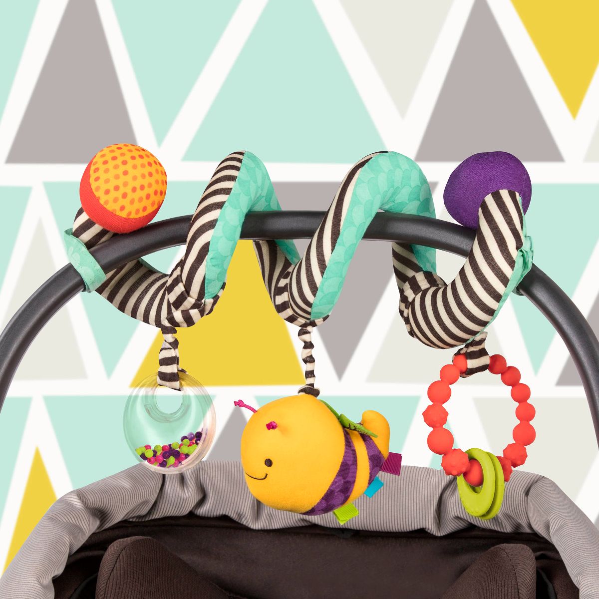 Stroller wrap-around toy