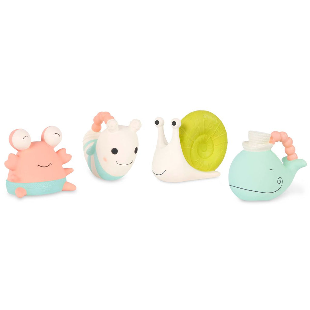 Whale teething toy.