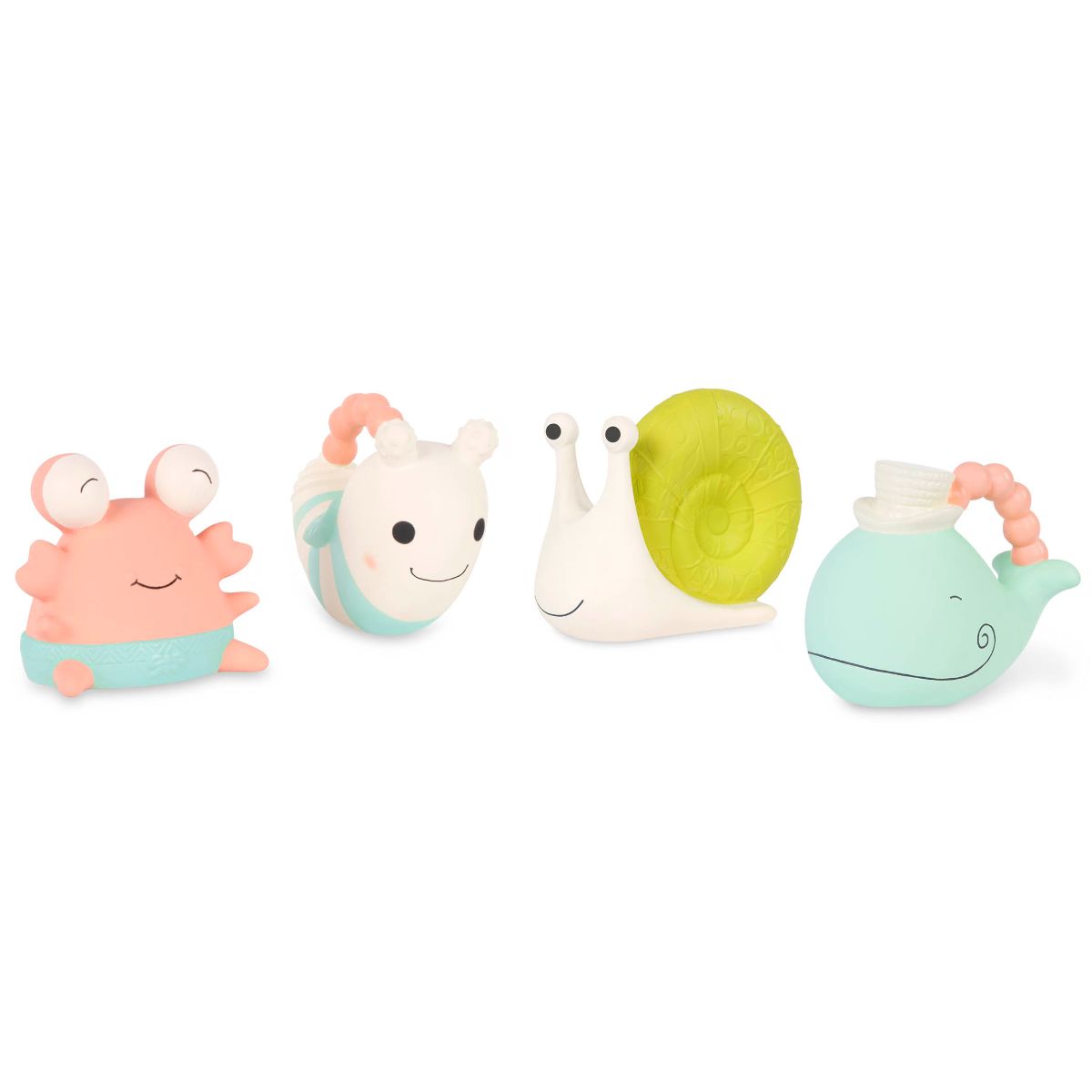 Whale teething toy.