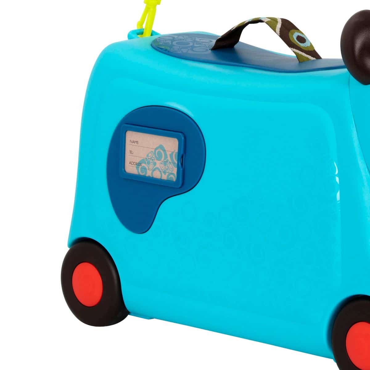 Ride-on dog suitcase