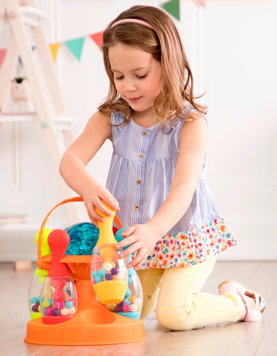 Toy bowling set.