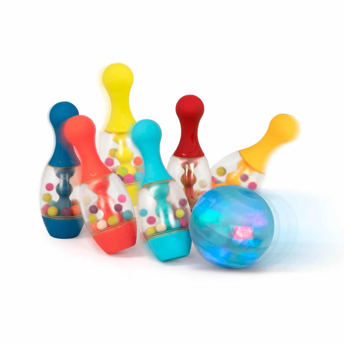 Toy bowling set.