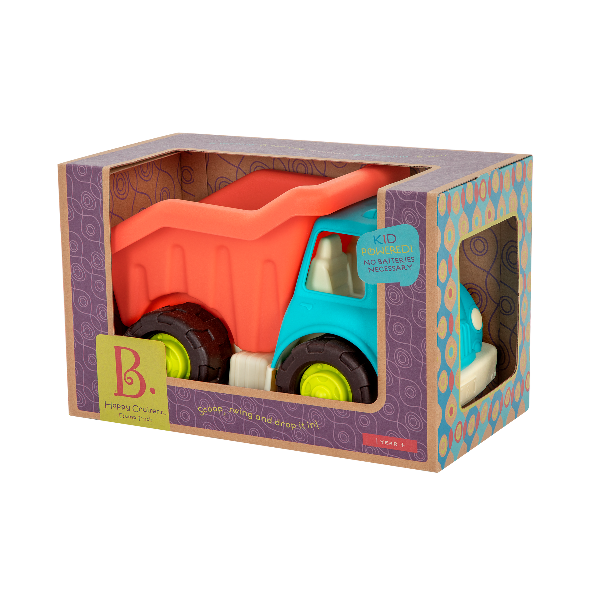 Toy dump truck.