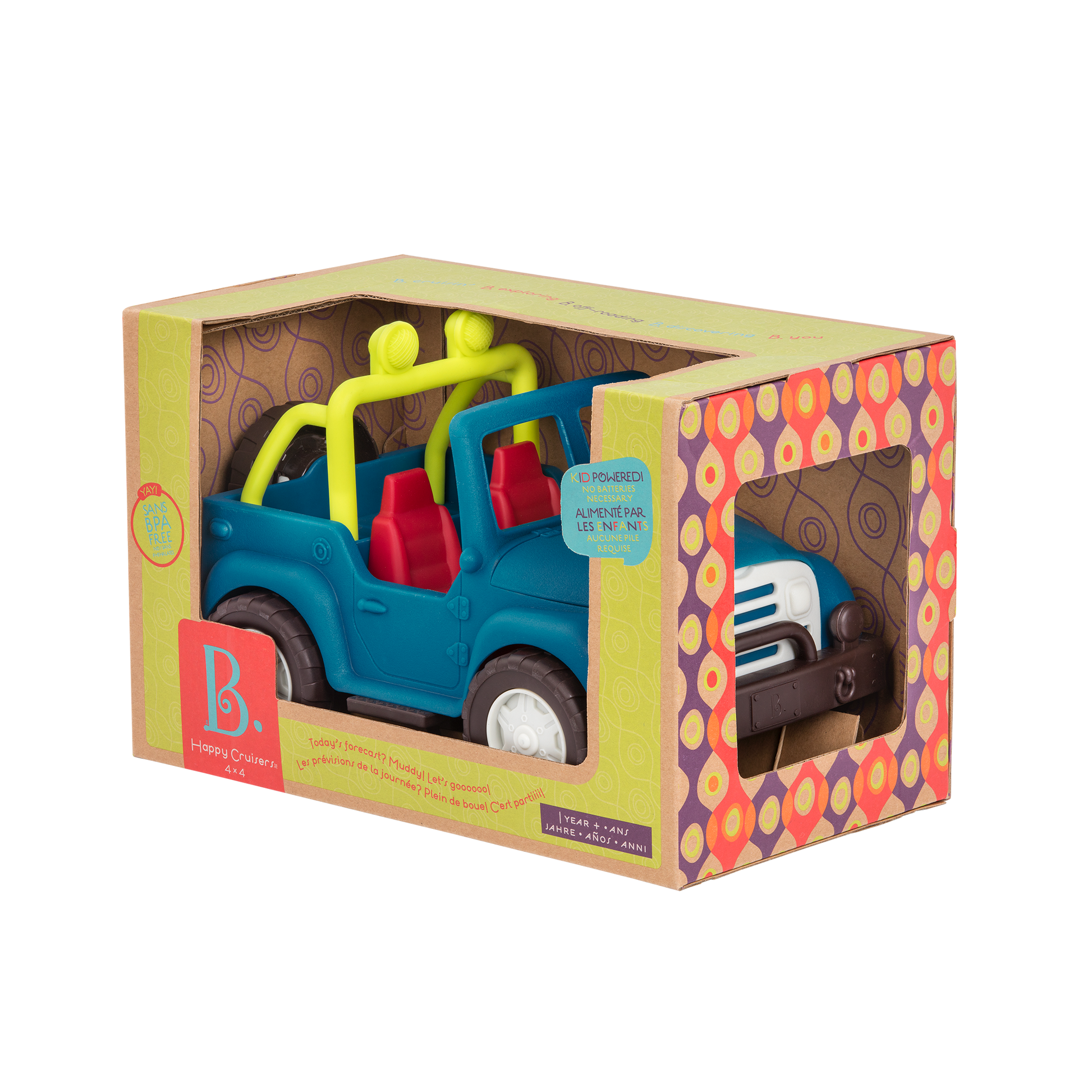 Happy Cruisers - 4 x 4 (Blue)