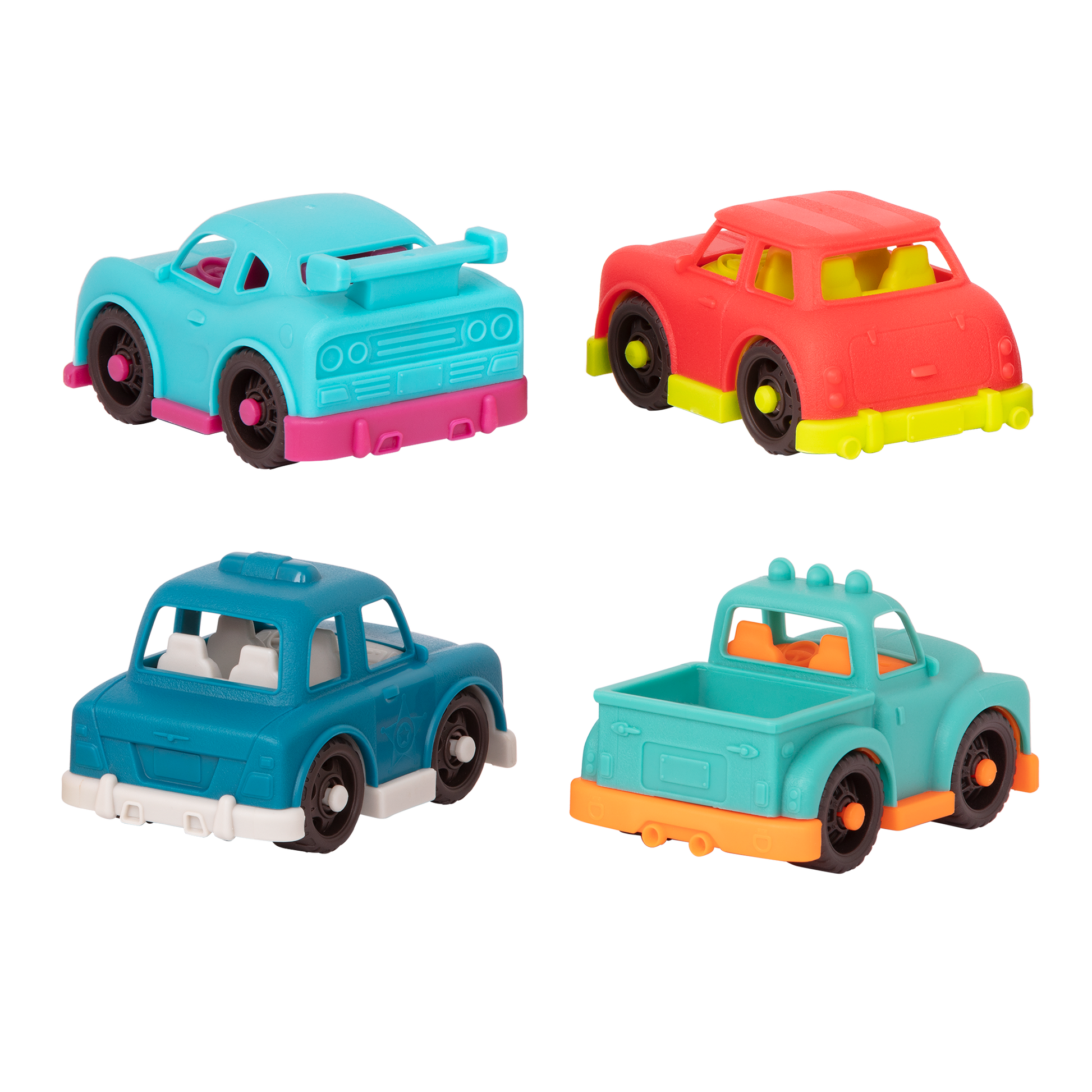 Mini toy cars.