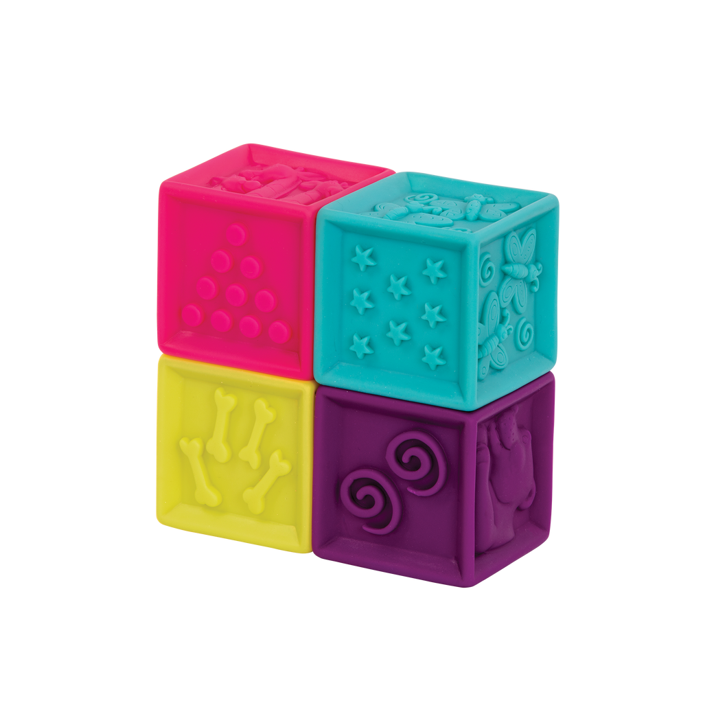 Building blocks and stacking rings.