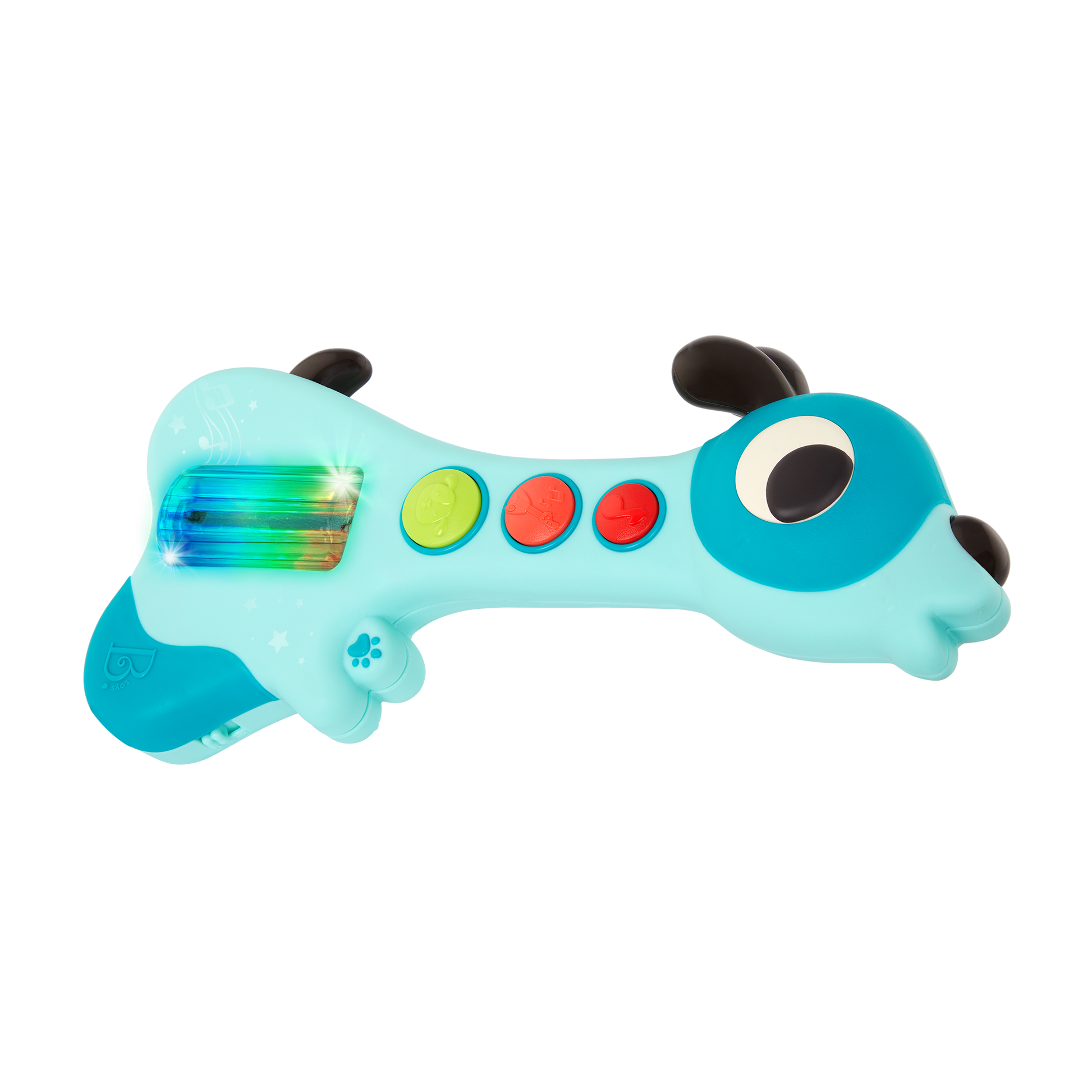 Toy dog guitar.