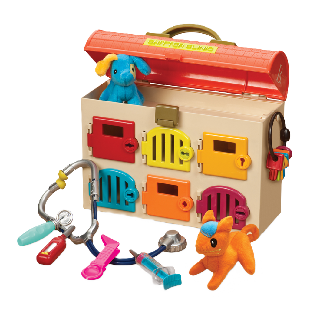 Critter clinic toy vet play set on sale