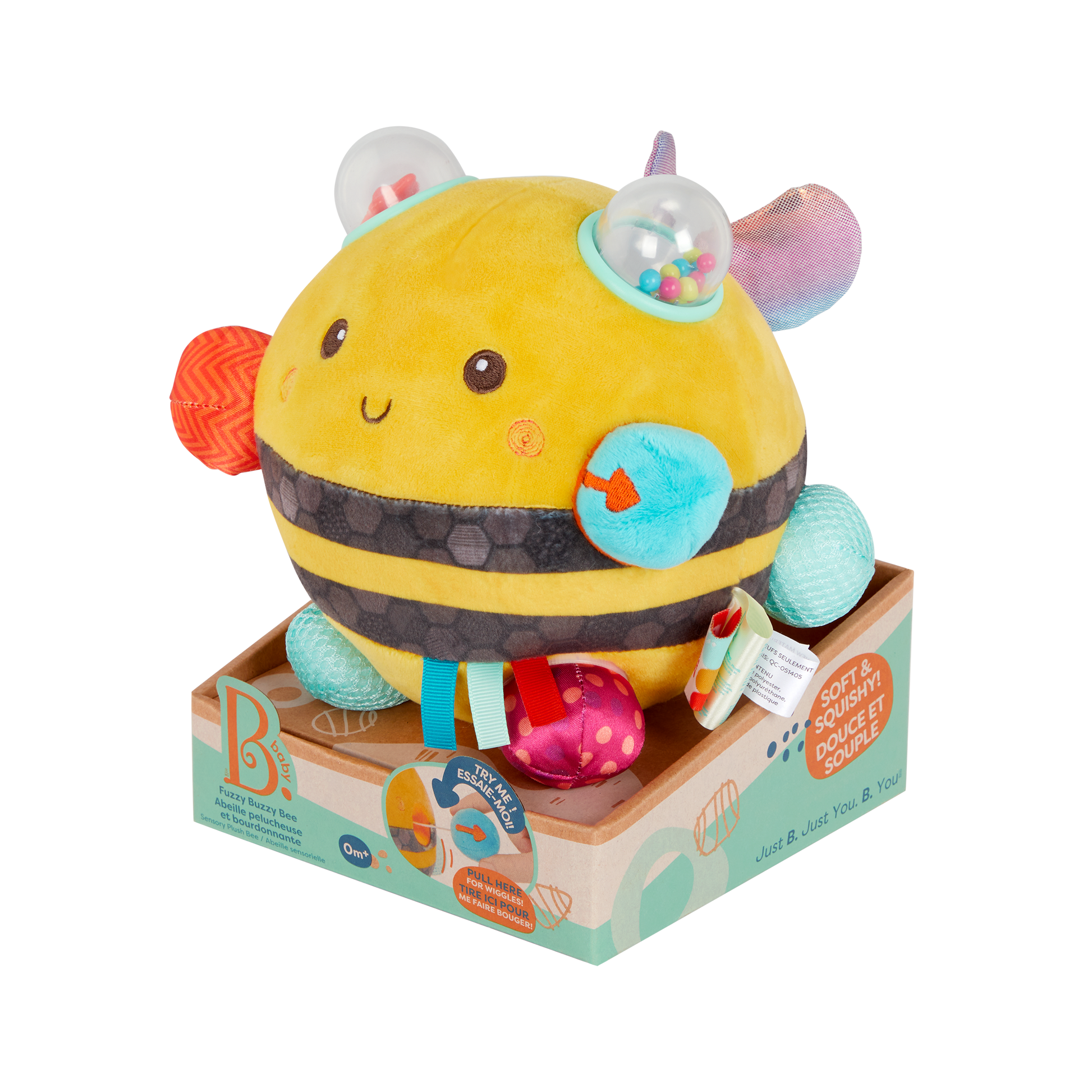 Abeille Sensorielle en Peluche 