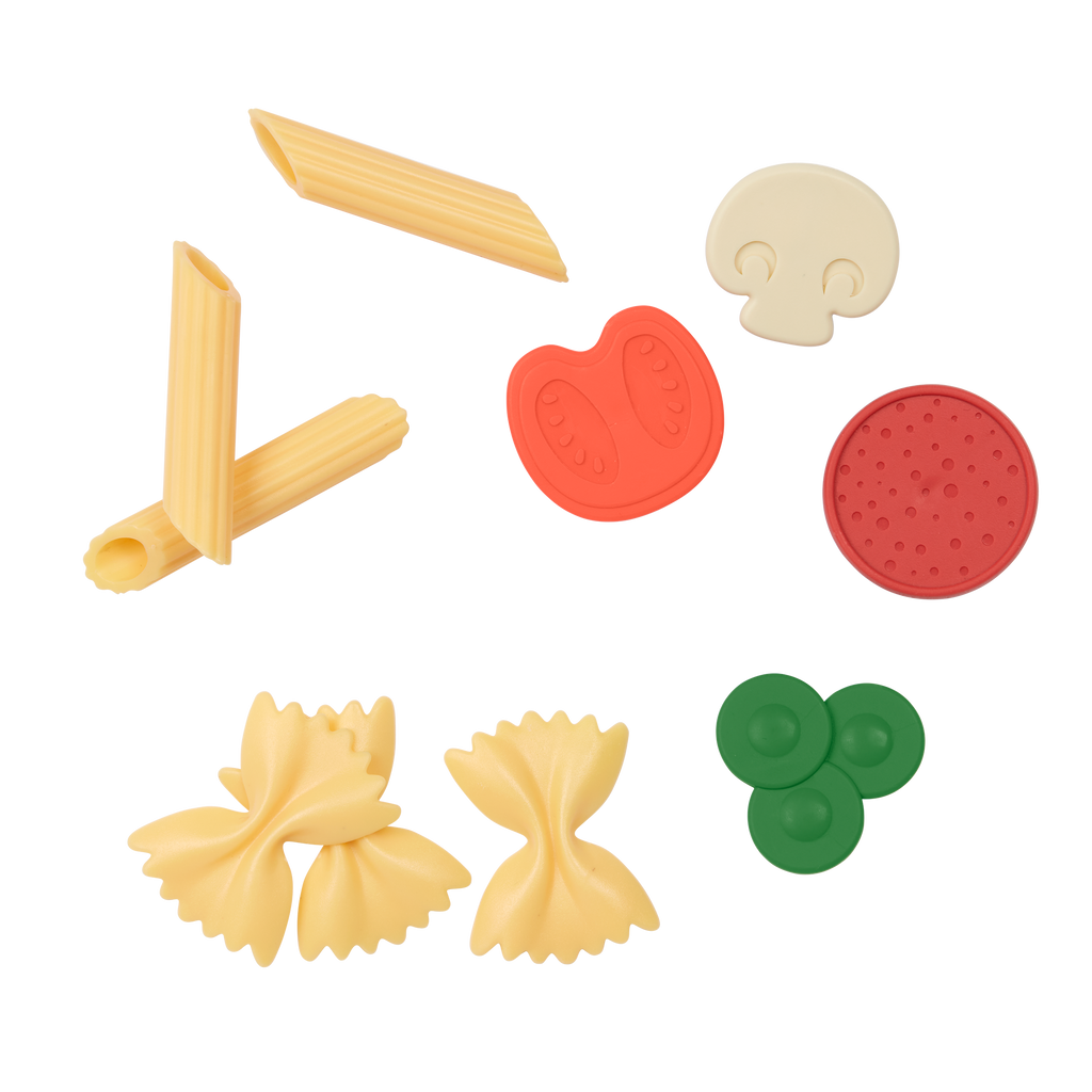 Pizza and pasta play set.