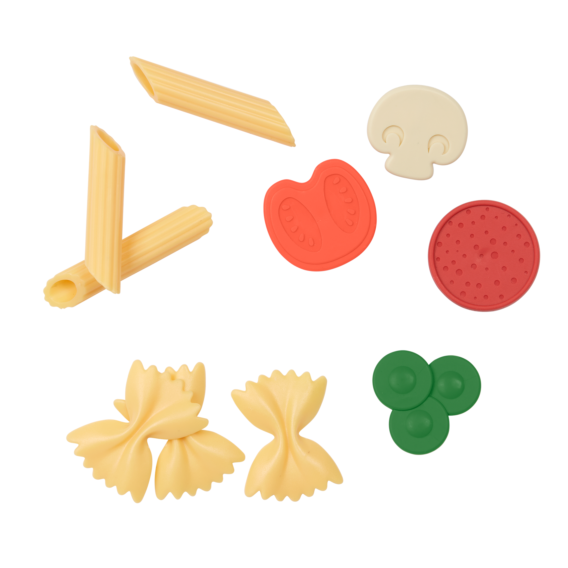 Pizza and pasta play set.