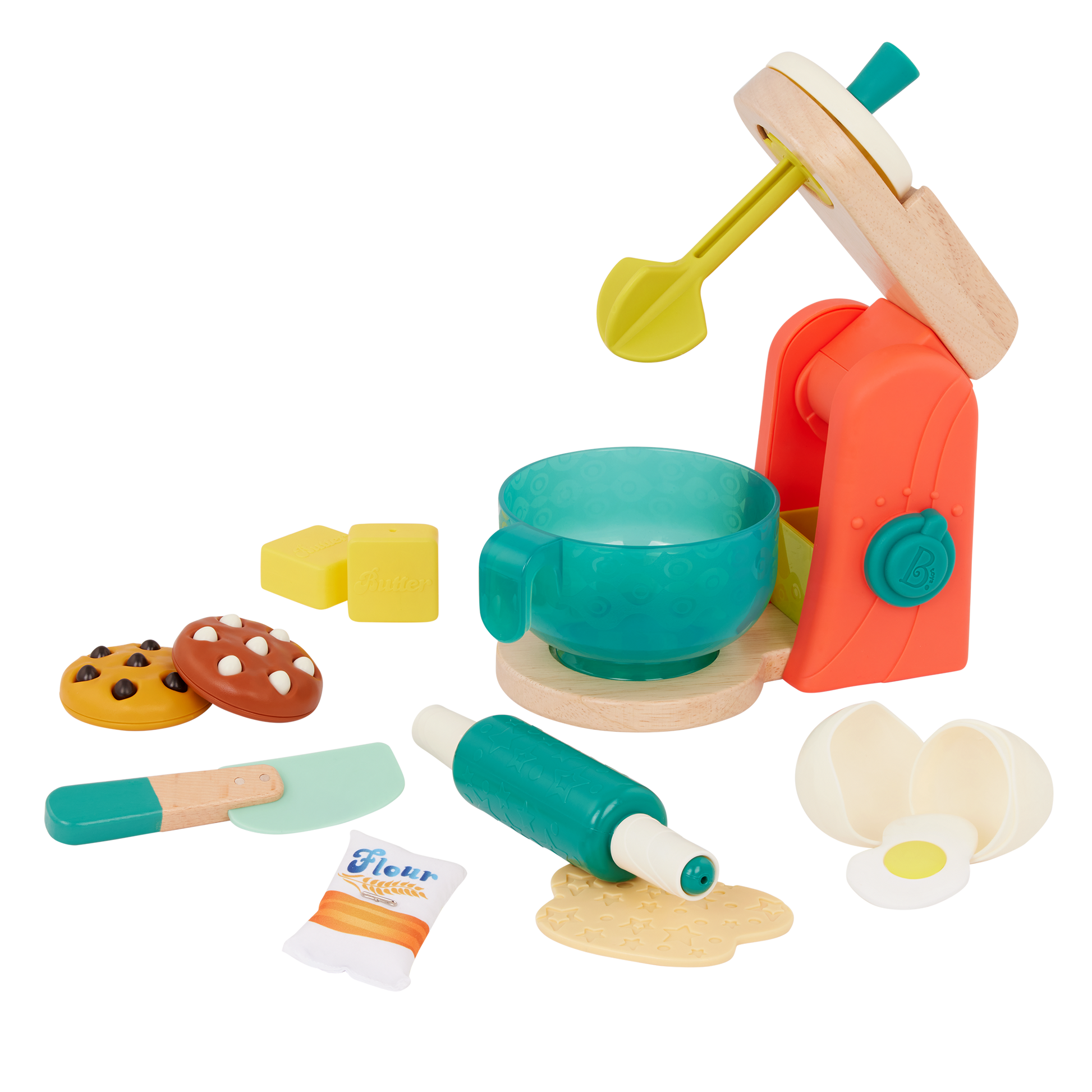 Toy baking set.