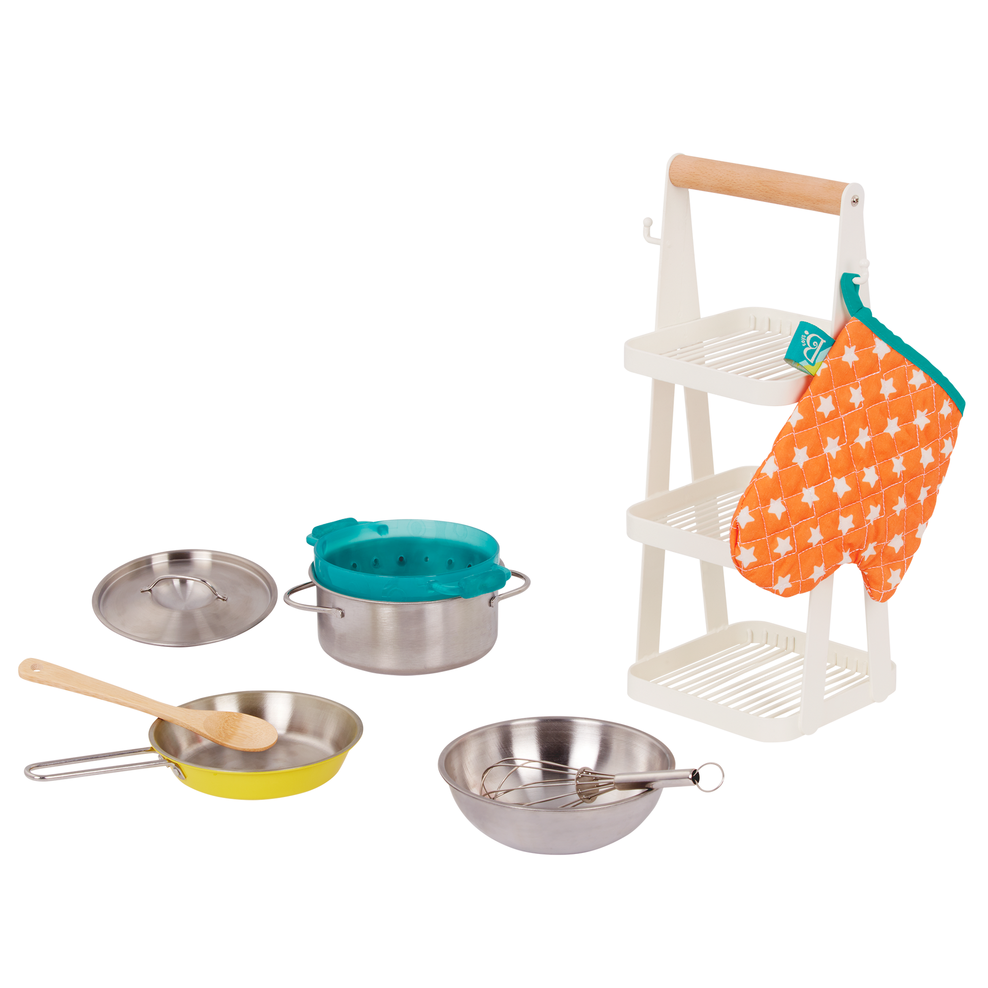 Play kitchen accessories.