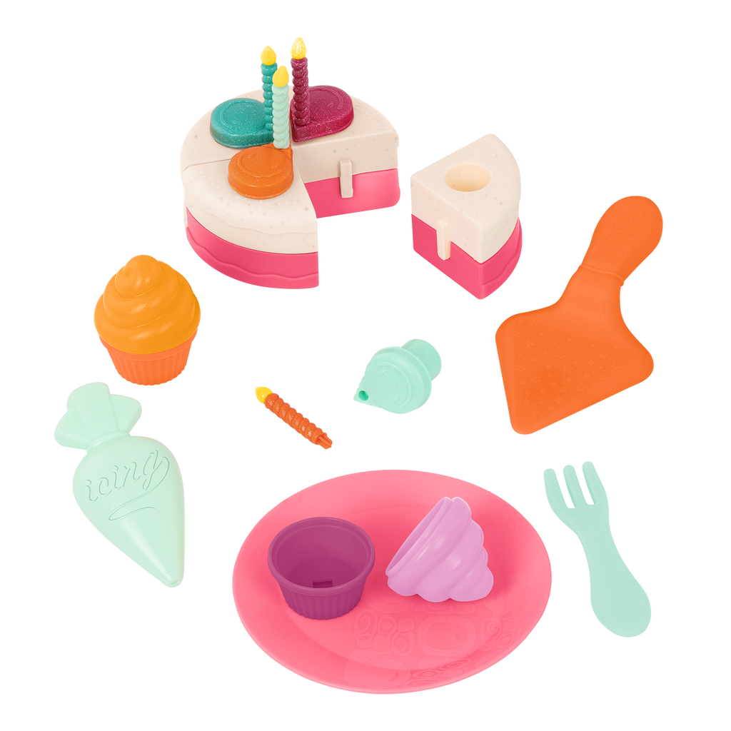 Mini Chef cake baking playset pretend food
