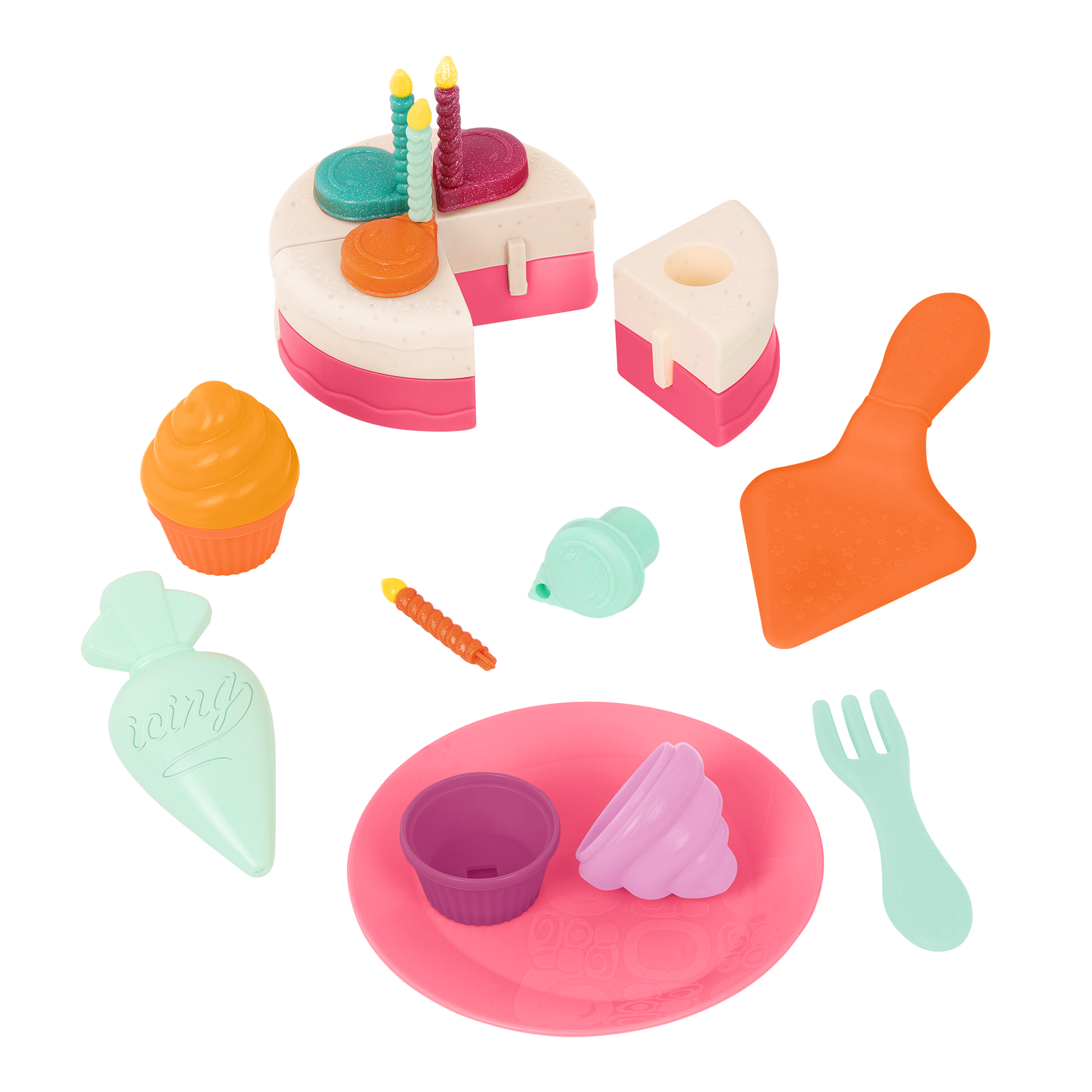 Mini Chef cake baking playset pretend food