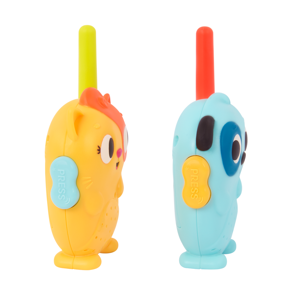 Dog and cat walkie-talkie set.