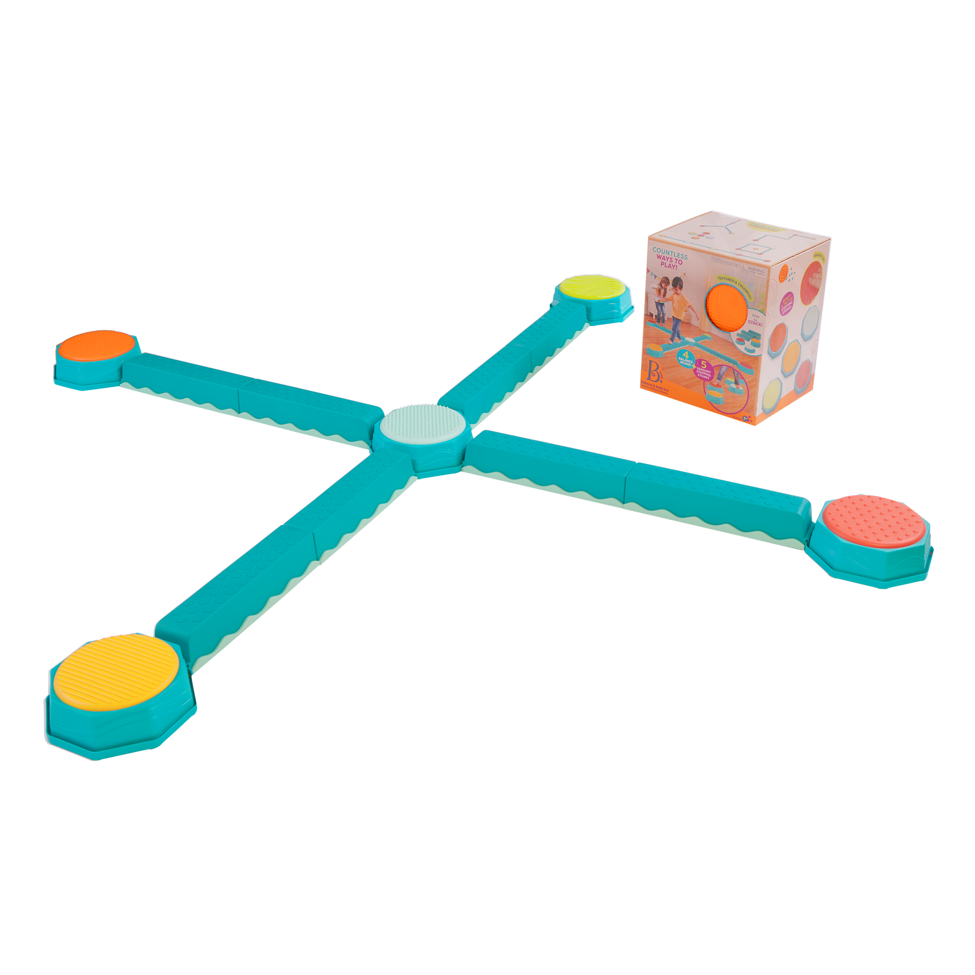 Balance beams for kids active play floor is lava