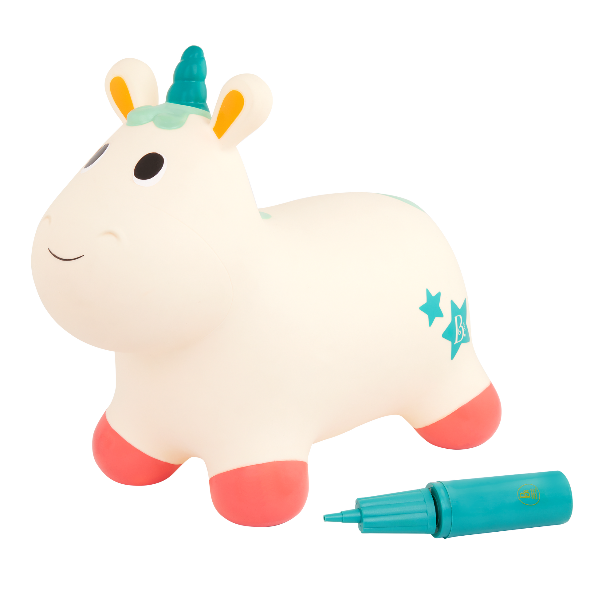 Unicorn inflatable bouncer toy for toddlers ride-on