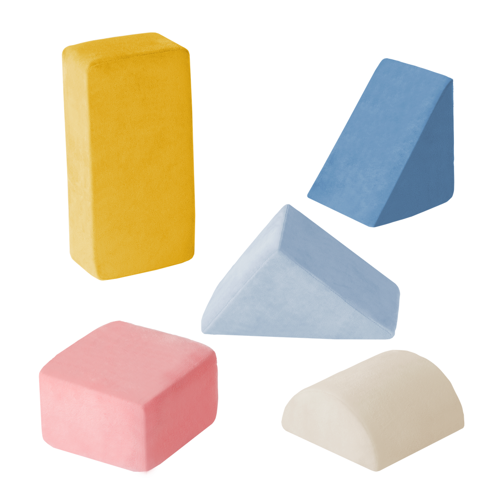 Soft sensory foam blocks for babies architectural building blocks
