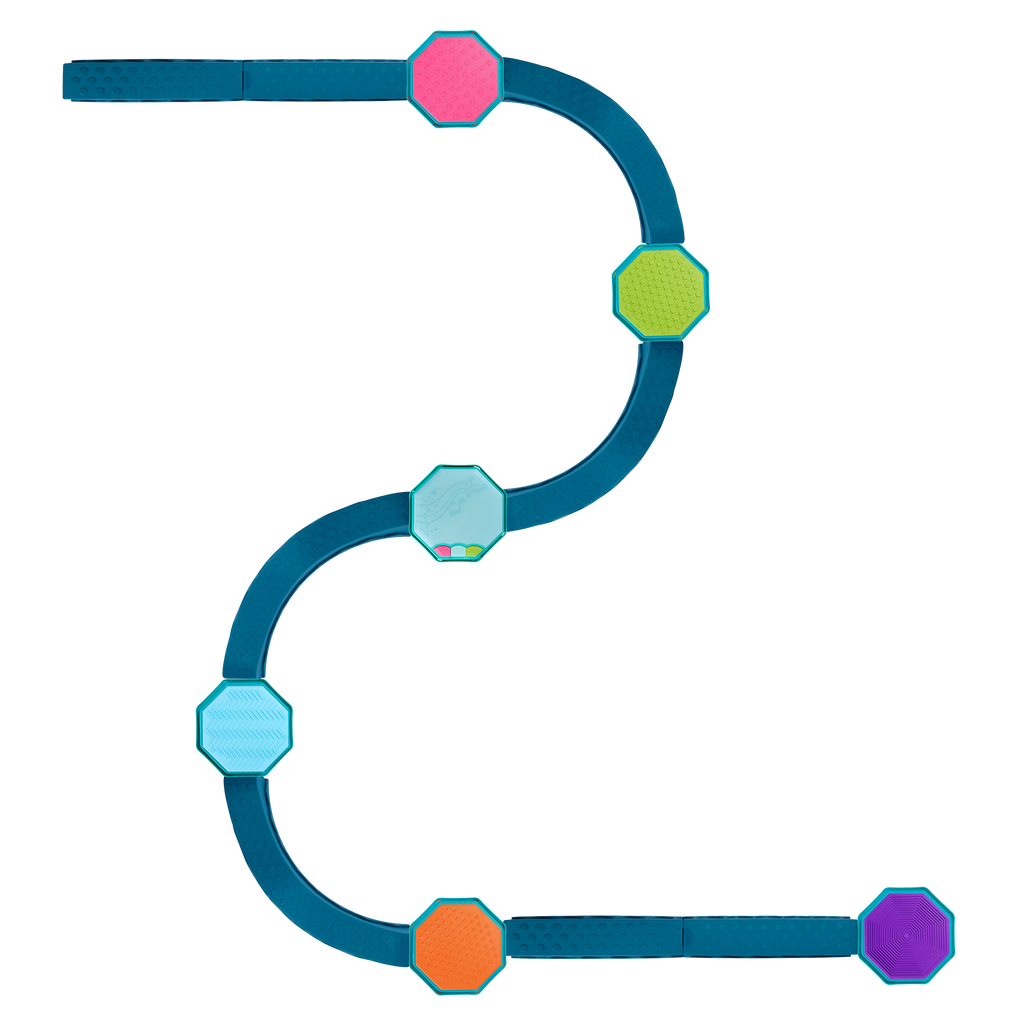 Musical balance beam set for toddlers and kids