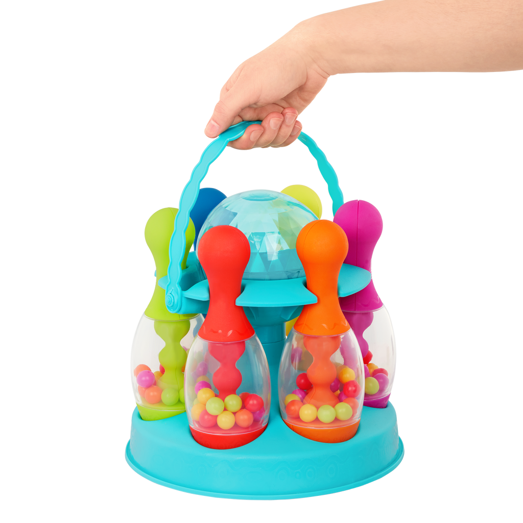 Toy bowling set.