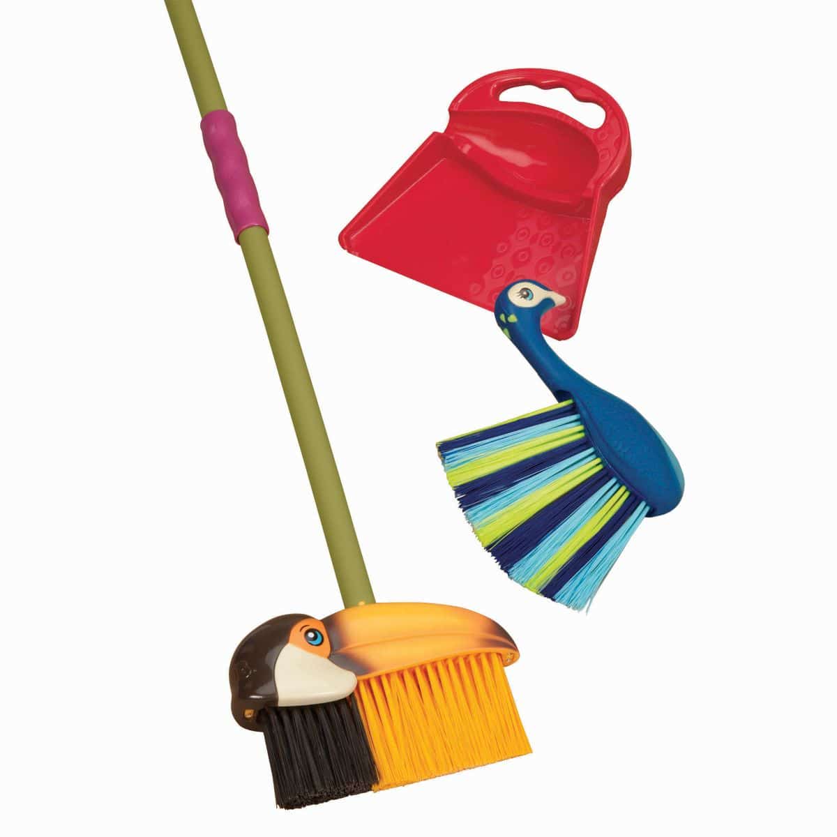 Tropical themed toy cleaning set