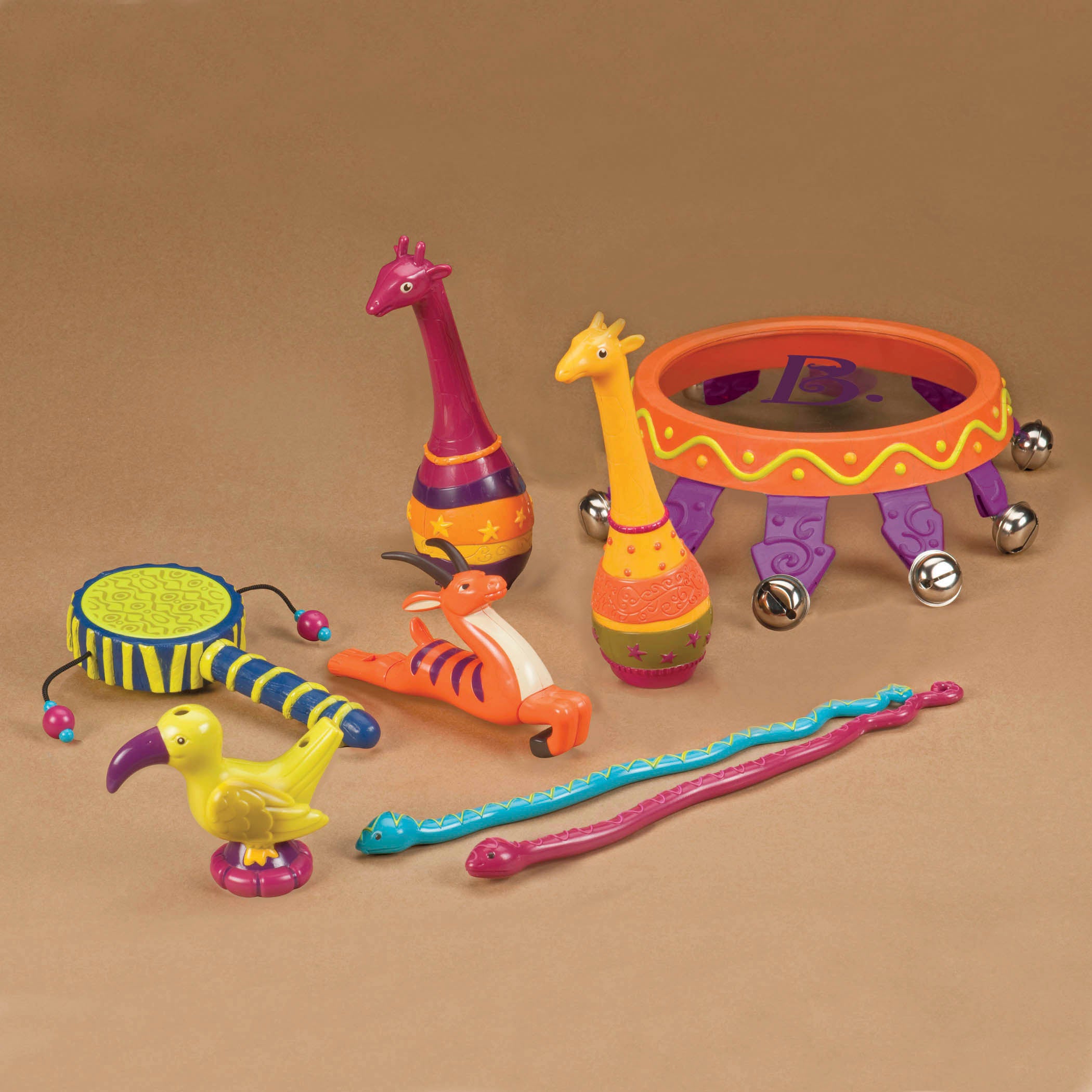 Jungle-themed instrument set