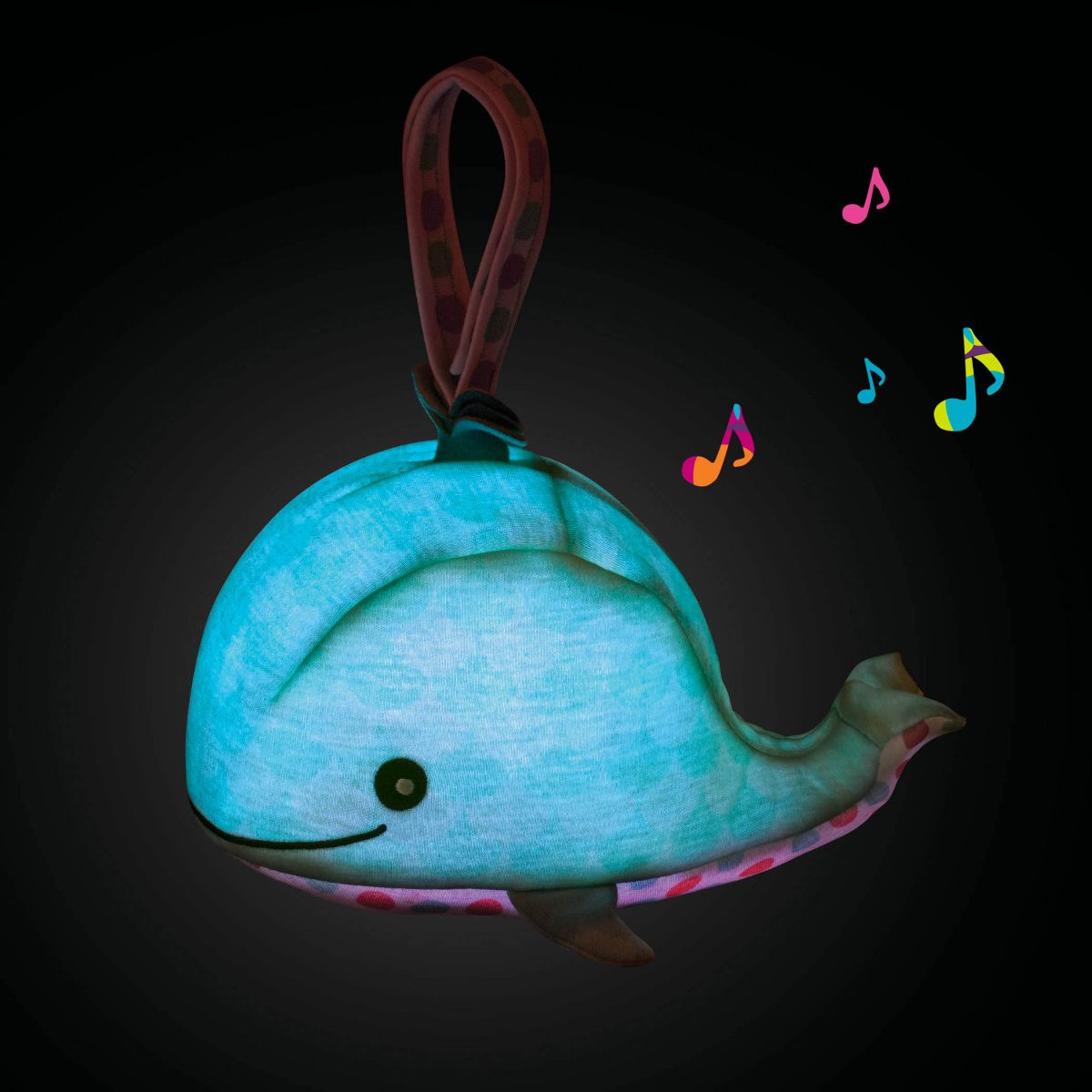 Whale bedtime toy.