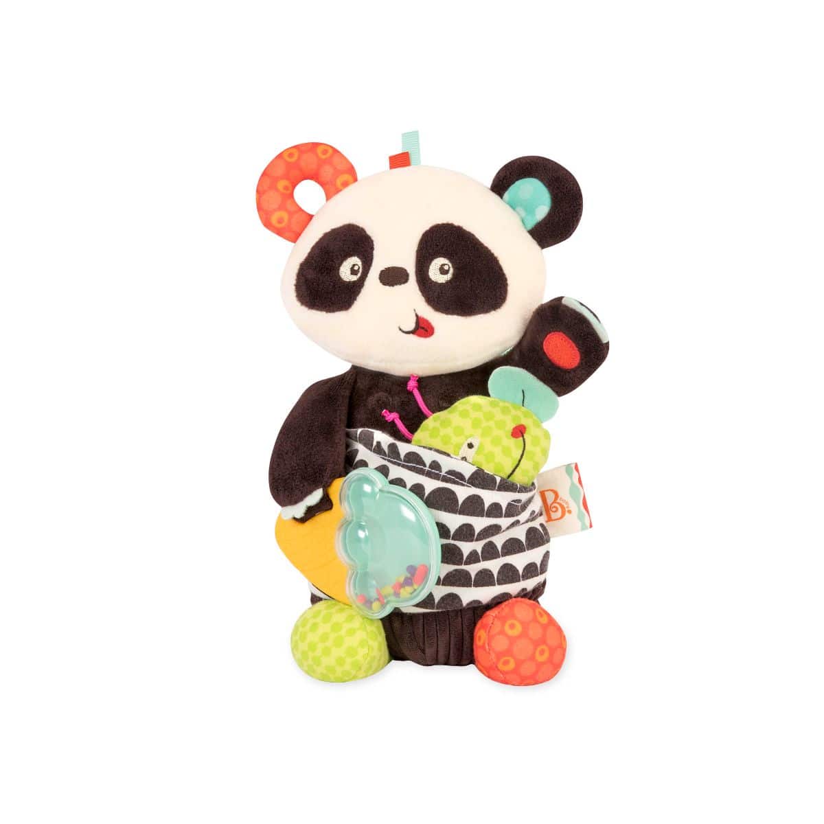 Interactive panda plushie