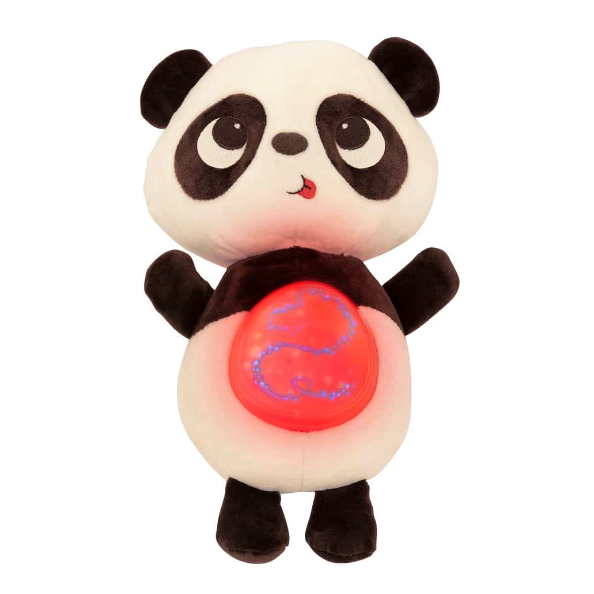Light-up panda plushie